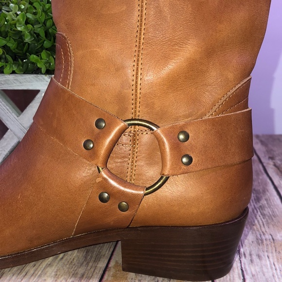 ❤️NEW Michael Kors Motorcycle Boot Tan - Picture 4 of 8